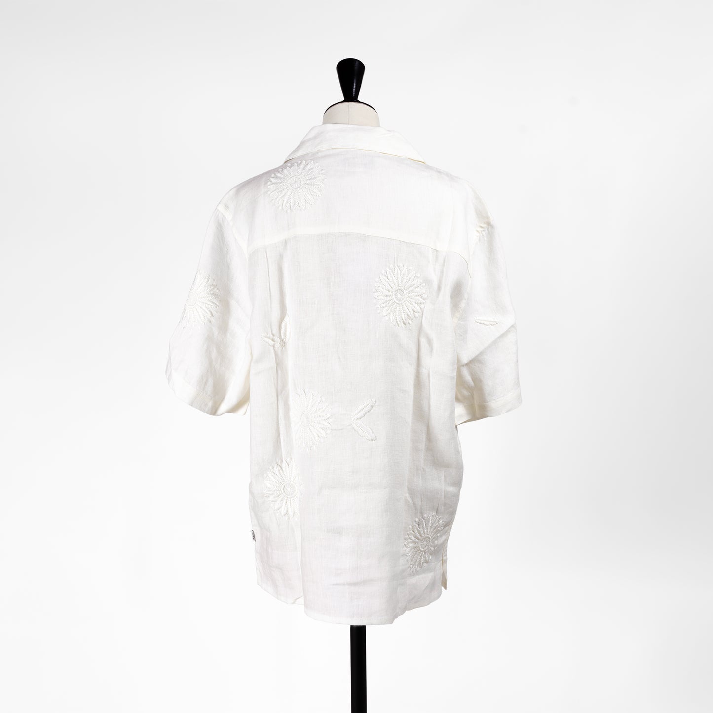 26SS Wax london ディドコットシャツ チャンキーフラワー SS26-SSS-DID-CCZ WHI