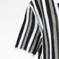26SS Wax london ストライプクロシェ ポルトシャツ SS26-KNT-PRT-CCC-EBK
