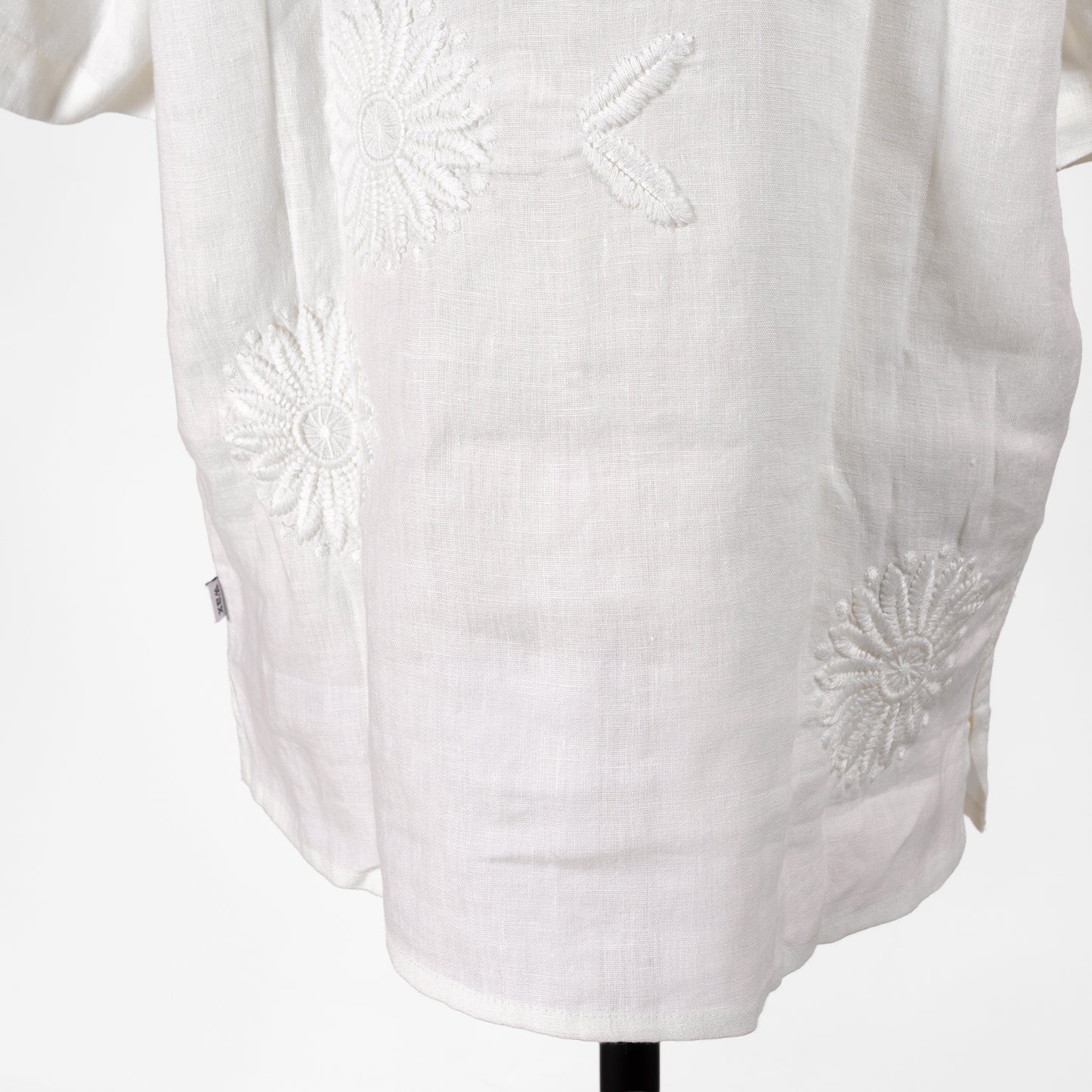 26SS Wax london ディドコットシャツ チャンキーフラワー SS26-SSS-DID-CCZ WHI