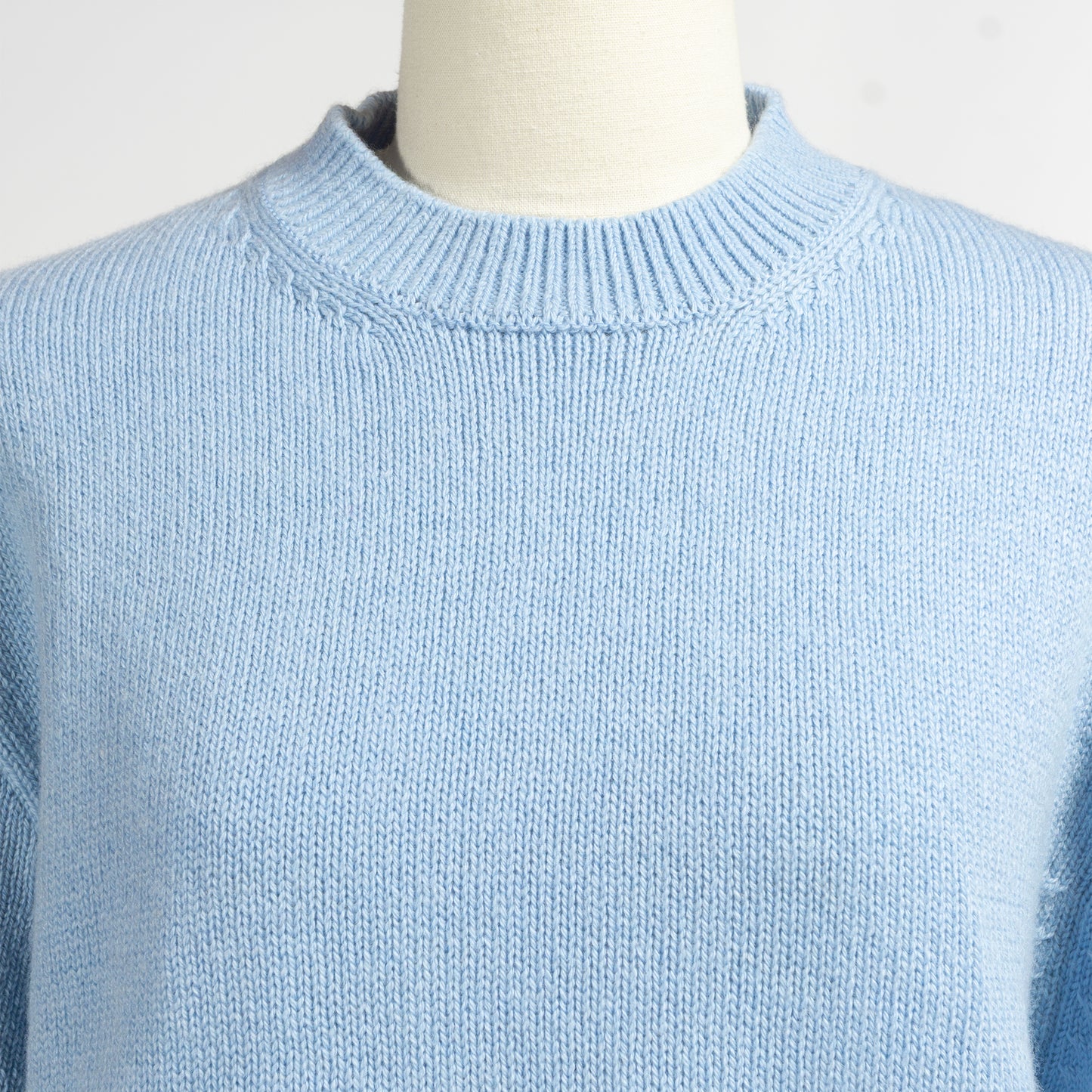 25AW Yonetomi ウォッシャブル紡毛メリノプルオーバー 95-254-038