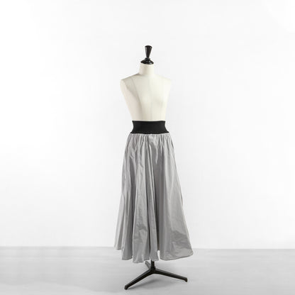 PASSIONE WAIST RIB CIRCULAR SKIRT